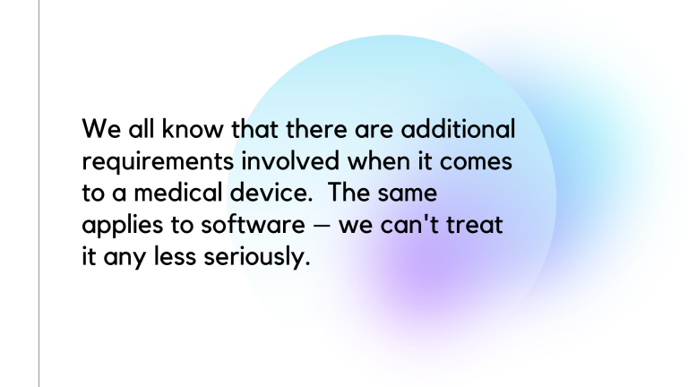 text on software as a medical device